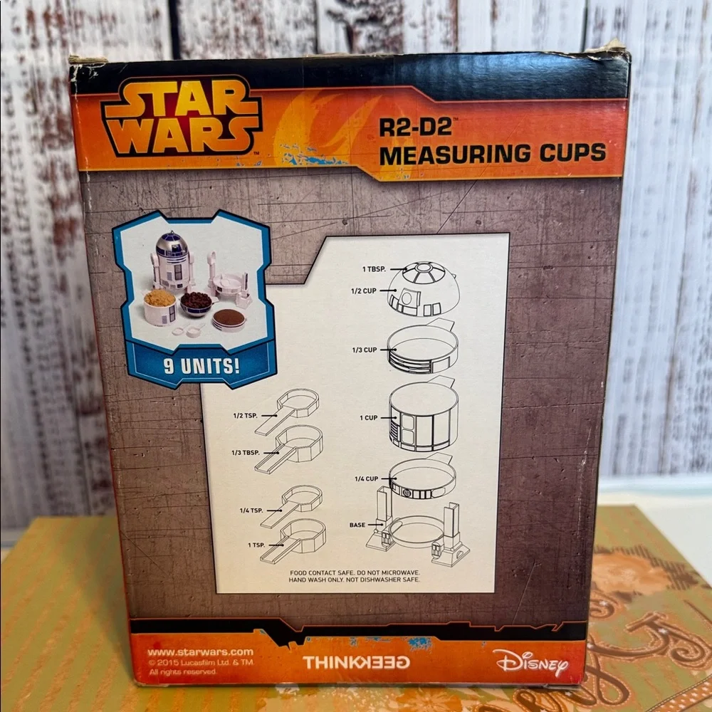 Disney Star Wars R2-D2 Measuring Cups - White‎ & Blue